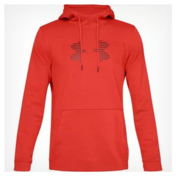 Under Armour Men's Fleece Spectrum Pro Orange Hoodie Jacket Size M - Picture 1 of 9